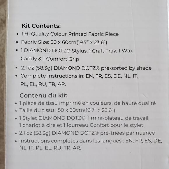 Diamond Dotz Lady in Black Art Kit - Picture 4 of 6